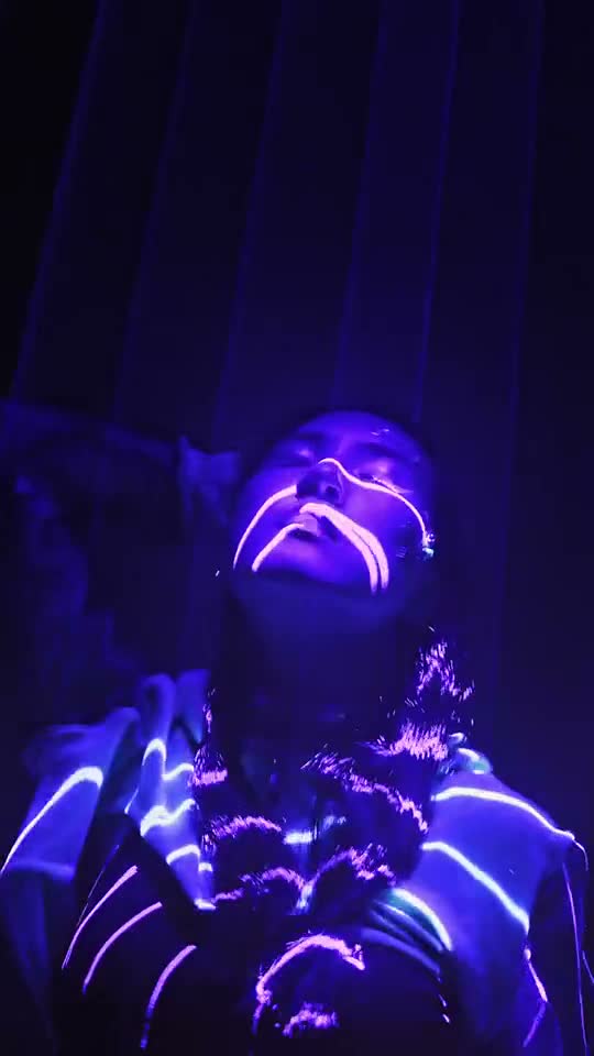 Laser light painting, stock footage
